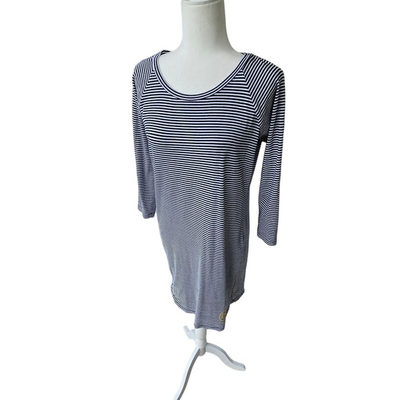 Michael Kors Dresses & Skirts - Women’s medium Michael kors logo striped dress